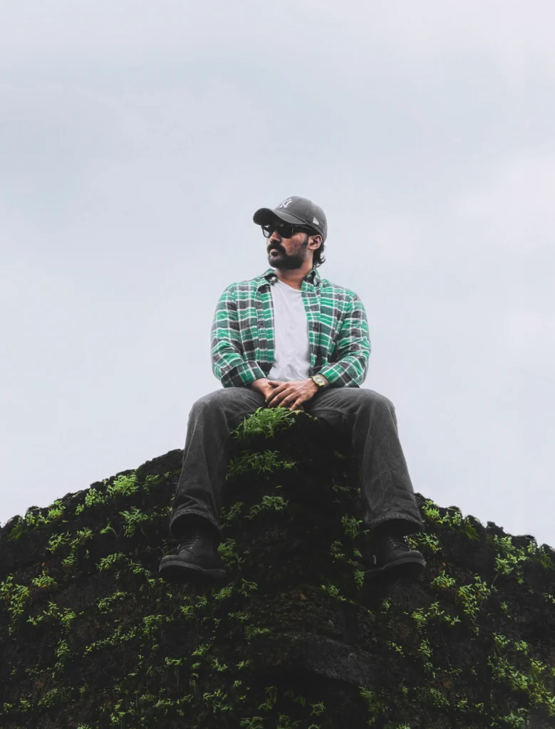 mens green plaid flannel shirt hill